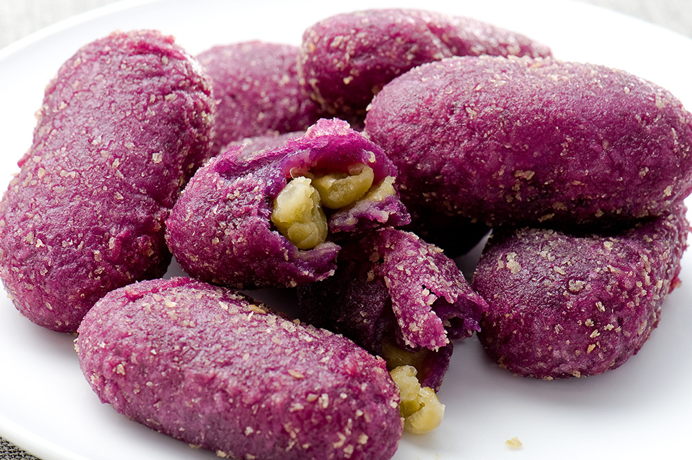 紫薯豌豆派